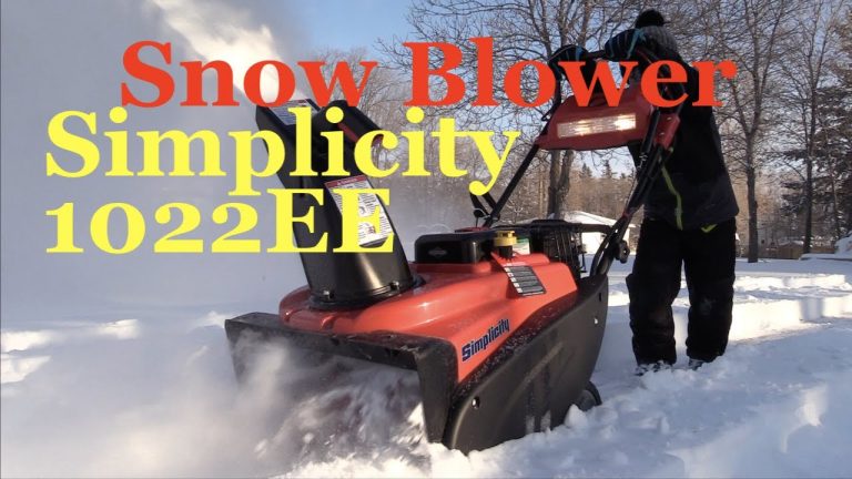 Simplicity Snow Blower Reviews | Really Worth It? - TheYouthFarm